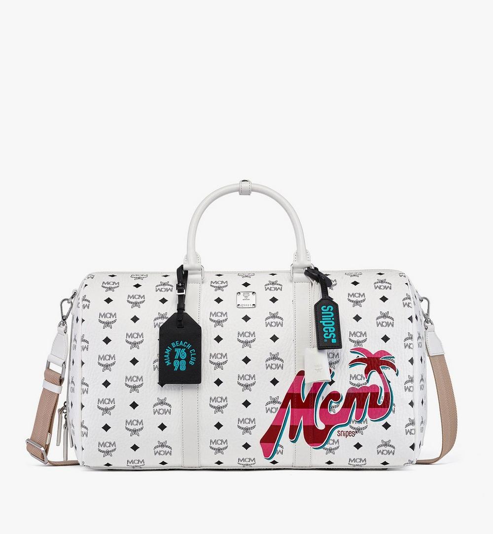 MCM x SNIPES Ottomar Weekender Bag in Visetos 1 MCM x SNIPES Ottomar Weekender Bag in Visetos 1